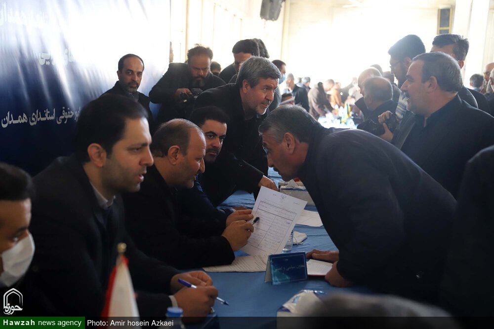 استاندار و مدیران همدان شنونده مشکلات مردم شدند+ عکس