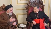 وفد حزب الله يزور البطريرك الراعي للتهنئة بالأعياد