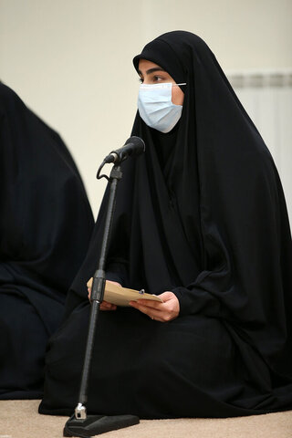 بالصور/ لقاء عائلة الفريق الشهيد قاسم سليماني ولجنة إحياء ذكراه مع الإمام الخامنئي