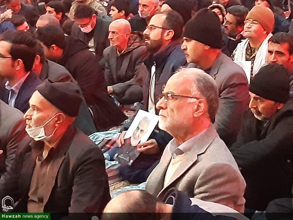 سومین سالگرد شهادت سردار سلیمانی در کاشان برگزار شد + عکس