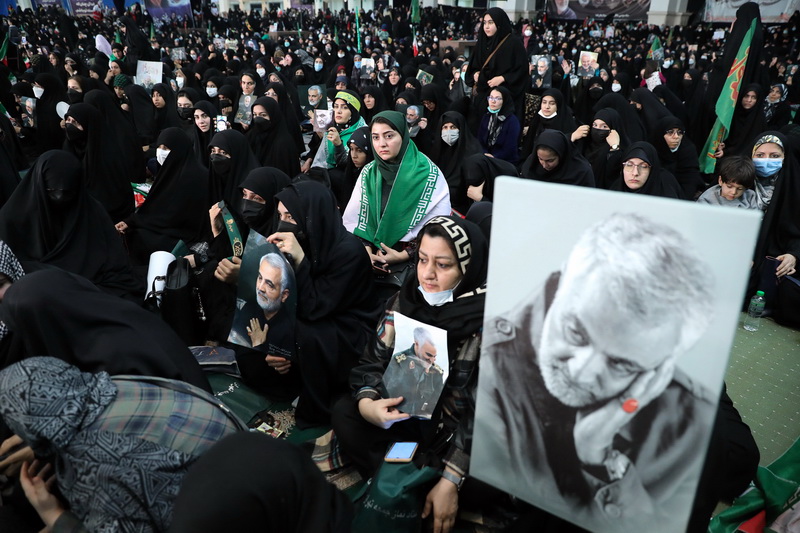 Photo/ Third Martyrdom Anniversary of General Soleimani at Grand Mosalla of Tehran