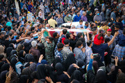 تصاویر/ تشییع و تدفین پیکر شهید گمنام در شهرک پیامبر اعظم(ص) بندرعباس