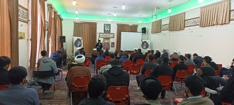 تصاویر/ بزرگداشت سردار سلیمانی در مدرسه علمیه طالبیه تبریز