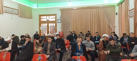 تصاویر/ بزرگداشت سردار سلیمانی در مدرسه علمیه طالبیه تبریز