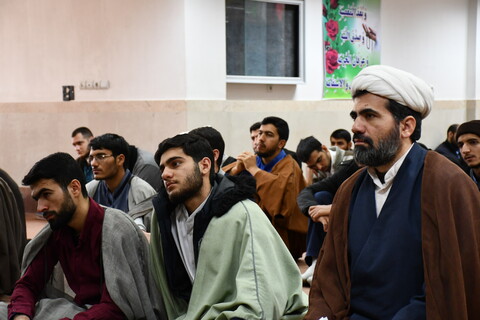 تصاویر/نشست راهبردی جهاد تبیین مدرسه علمیه جامعه الامام منتظر نجف آباد