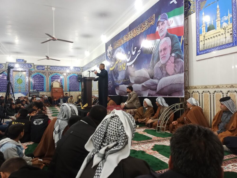 مردم هویزه سالروز شهادت شهدای مقاومت را گرامی داشتند + عکس