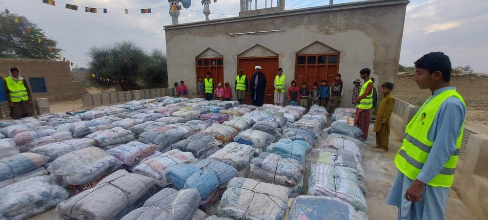 نوشہرہ سادات، جھل مگسی، بلوچستان کے سیلاب متاثرین کیلئے امدادی سامان کی فراہمی