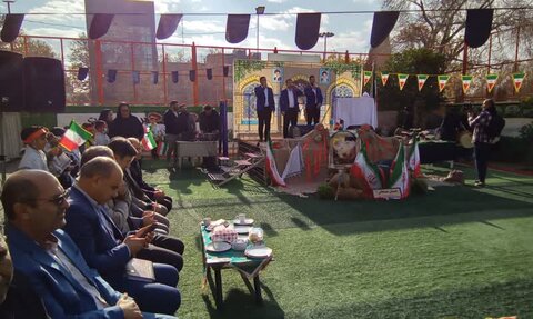 تصاویر| حضور مبلغین کانون شهید حاج قاسم سلیمانی در مراسم مشترک با آموزش و پرورش