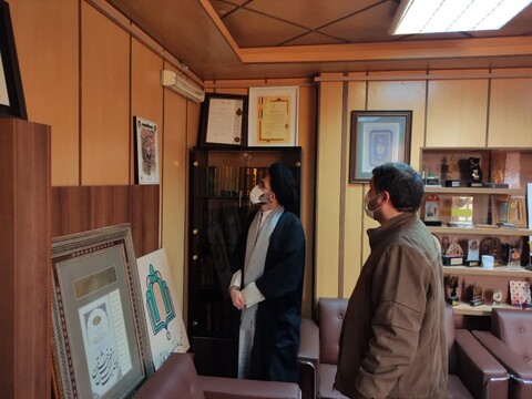 تصاویر/  بازدید نماینده ولی فقیه درکاشان از اداره فرهنگ و ارشاد اسلامی کاشان