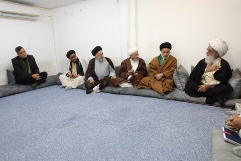 آیت اللہ العظمی حافظ بشیر نجفی سے افغانستان کے شیعہ علماء کی شوریٰ کی ملاقات