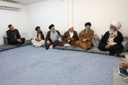 আয়াতুল্লাহ হাফিজ বাশির নাজাফির সাথে আফগানিস্তানের শিয়া উলামা কাউন্সিলের বৈঠক