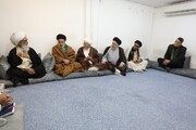 आयतुल्लाहिल उज़मा हाफिज बशीर नजफी के साथ अफगानिस्तान की शिया उलमा परिषद की मुलाक़ात