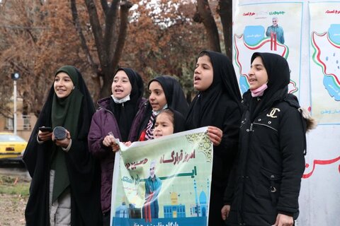 تجمع بانوان بروجردی در حمایت از حجاب و اعتراض با بی حجابی