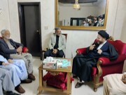 اصغریہ علم و عمل تحریک پاکستان حیدرآباد کے مرکزی رہنماؤں کی علامہ شہنشاہ نقوی سے ملاقات