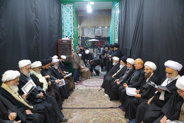 تصاویر / مراسم بزرگداشت مرحوم آیت الله سید محمد علی حائری طبسی