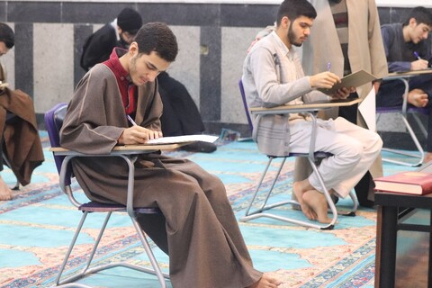 تصاویر/ برگزاری امتحانات ترم اول طلاب مدرسه علمیه امام خامنه ای ارومیه