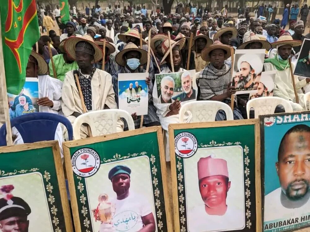 مراسم بزرگداشت سردار سلیمانی در نیجریه +تصاویر