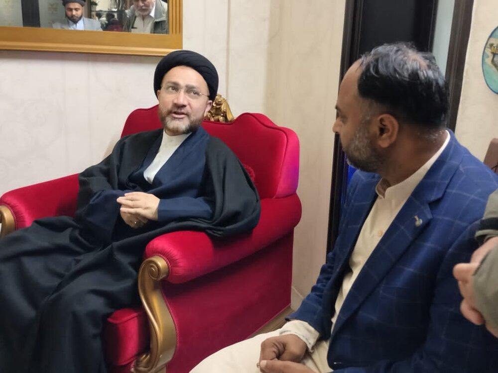 اصغریہ علم و عمل تحریک پاکستان حیدرآباد کے مرکزی رہنماؤں کی علامہ شہنشاہ نقوی سے ملاقات