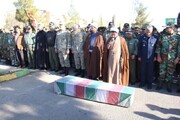 تصاویر/ تشییع و خاکسپاری شهید گمنام در مرکز هوانیروز شهید وطن‌پور اصفهان