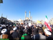 मरजेईत और सर्वोच्च नेता के समर्थन में कुम अल-मुकद्देसा में उलेमा इकराम और दीनी विद्यार्थियों का जमावड़ा / फोटों