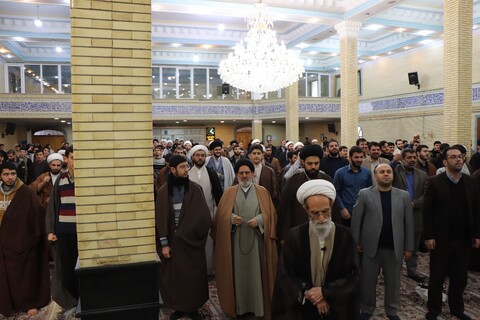 تصاویر / تجمع طلاب و روحانیون حوزه علمیه بناب در دفاع از مرجعیت و مقام ولایت