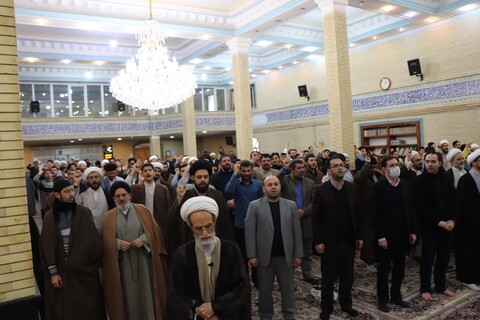 تصاویر / تجمع طلاب و روحانیون حوزه علمیه بناب در دفاع از مرجعیت و مقام ولایت