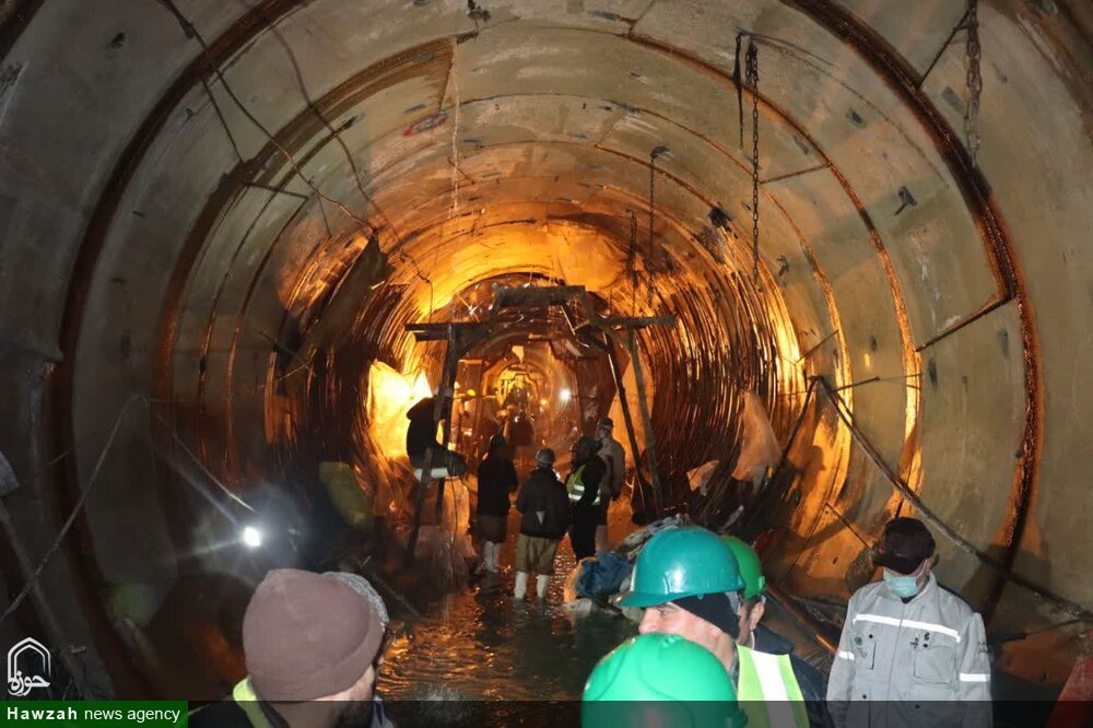 بازدید ائمه جمعه آذربایجان غربی از طرح انتقال آب به دریاچه ارومیه + عکس