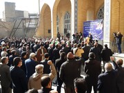 تصاویر/ تجمع مردم و حوزویان خرم آباد در محکومیت اقدام نشریه فرانسوی
