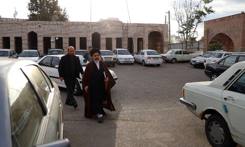 تصاویر/ "یک روز با آقای امام جمعه" - بخش اول/  حضور در مدرسه علوم دینی امام خمینی(ره) 