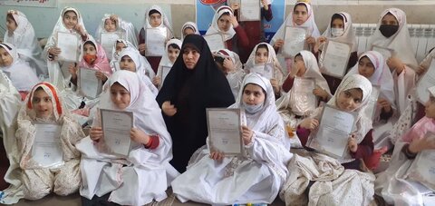 جشن عبادت دانش آموزان مدرسه امامت خرم آباد