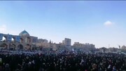 فیلم| استقبال مردم یزد از رئیس جمهور