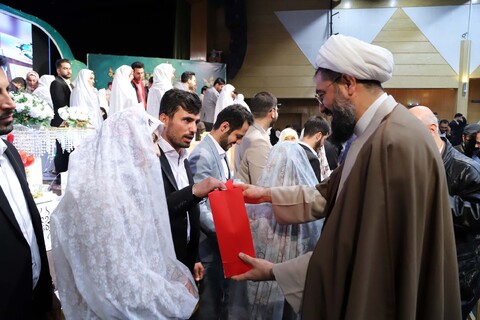 تصاویر /  جشن ازدواج 60 زوج جوان همدانی