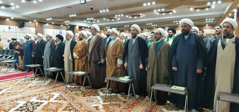 تصاویر/ تجمع اعتراضی علماء، روحانیون و طلاب استان یزد در محکومیت نشریه هتاک فرانسوی
