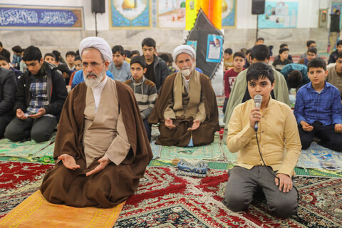 تصاویر/ دیدار آیت الله اعرافی با دانش آموزان نجف آباد