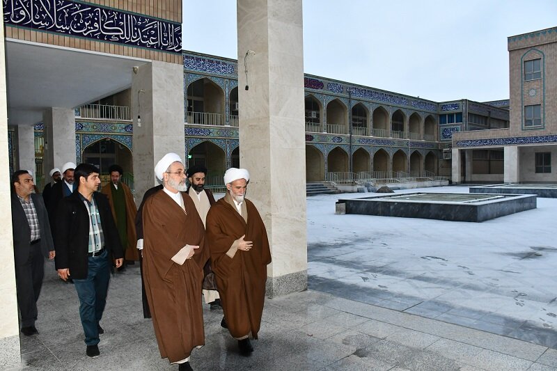 آیت الله اعرافی وارد نجف آباد شد