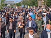 فیلم| راهپیمایی بوشهری‌ها علیه روزنامه هتاک فرانسوی