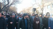 تصاویر/ راهپیمایی مردم تبریز در محکومیت اهانت نشریه فرانسوی