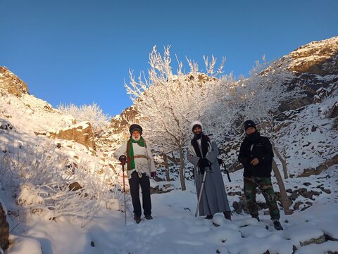 کوهنوردی طلاب جاممعه المصطفی مشهد