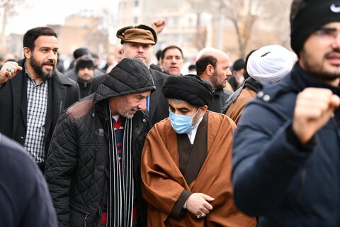 تصاویر/ راهپیمایی مردم ارومیه در محکومیت توهین مجله فرانسوی