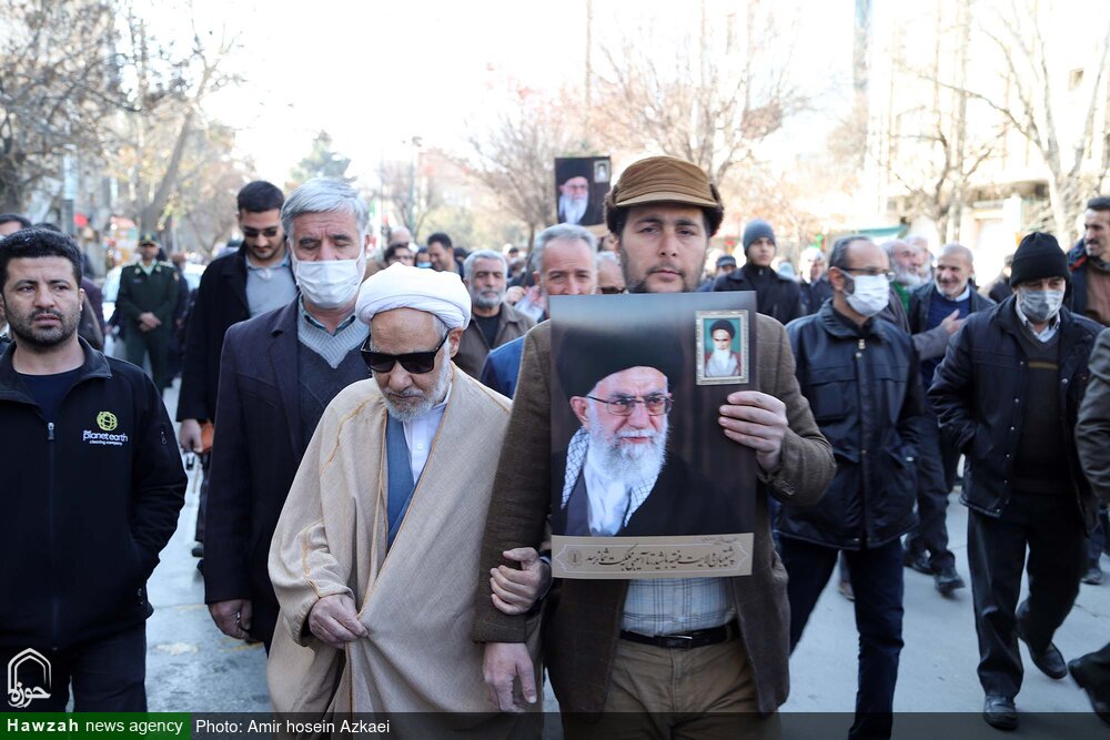 حمایت دارالمومنین همدان از ولایت و مرجعیت + عکس