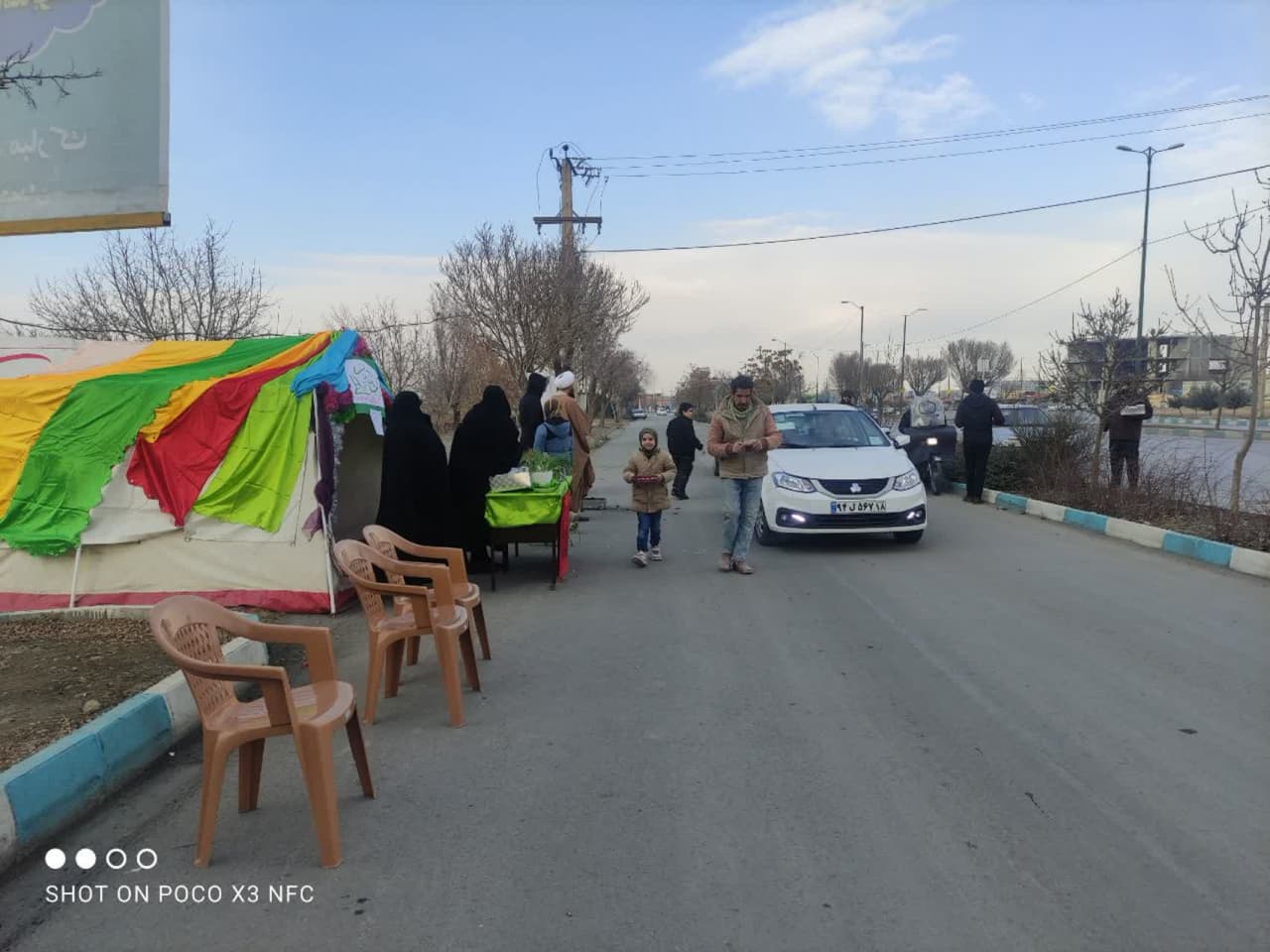 برپایی موکب بانوان فاطمی به همت طلاب خواهر و برادر همدانی+ عکس