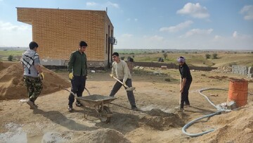 تصاویر/ فعالیت‌های گروه جهادی شهید بیاضی زاده مدرسه علمیه فاطمی قم در روستاهای بوشهر