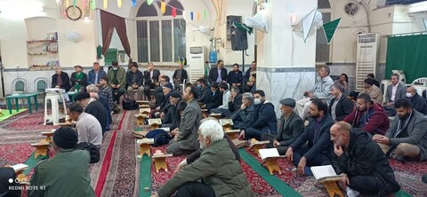 تصاویر/ برگزاری محفل انس با قرآن در مسجدآیت الله رضوی کاشان