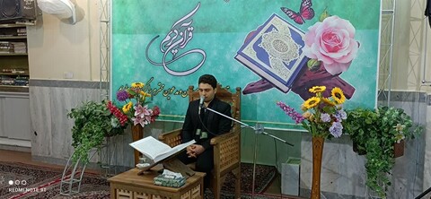تصاویر/ برگزاری محفل انس با قرآن در مسجدآیت الله رضوی کاشان