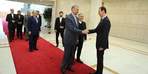 امير عبداللهيان يلتقي الرئيس السوري