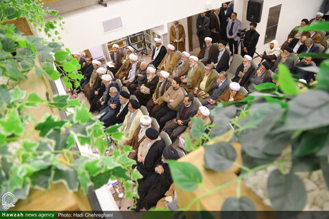 بالصور/ افتتاح مكتبة علوم الحديث المختصة بمدينة قم المقدسة