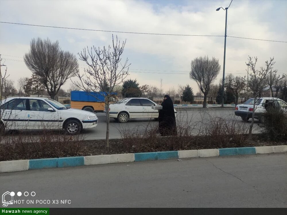 برپایی موکب بانوان فاطمی به همت طلاب خواهر و برادر همدانی+ عکس