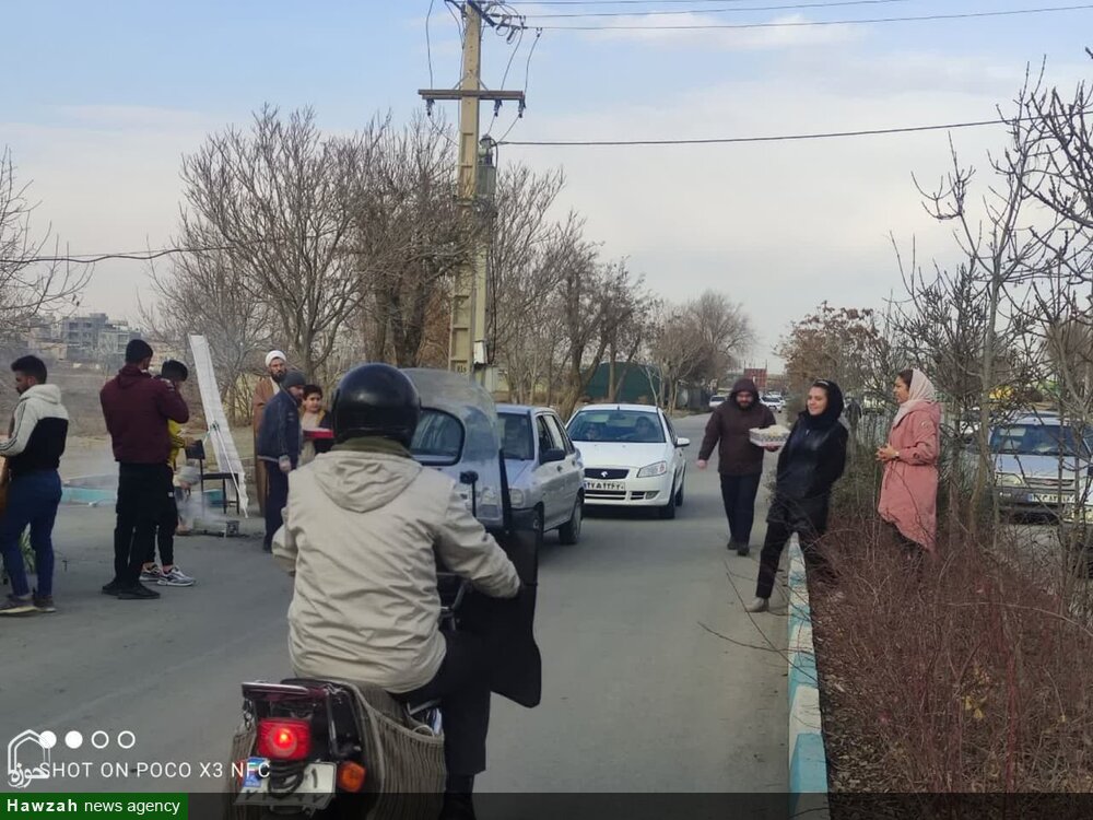 برپایی موکب بانوان فاطمی به همت طلاب خواهر و برادر همدانی+ عکس