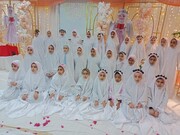 تصاویر/ جشن تکلیف و عبادت دختران در مدرسه علمیه خواهران کنگان