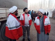 تصاویر/ بازدید مسئول گروه‌های جهادی حوزه علمیه آذربایجان غربی از مناطق زلزله زده خوی